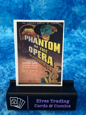 Universal Monsters of the Silver Screen EINZELNE Non-Sport Sammelkarte von KS 1996