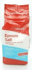 LEADER EPSOM SALT 1LB-2Packs-EXP.01/2025