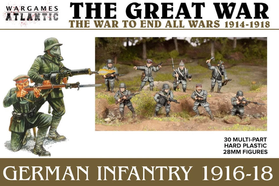 The Great War: German Infantry (1916-1918) by Wargames Atlantic