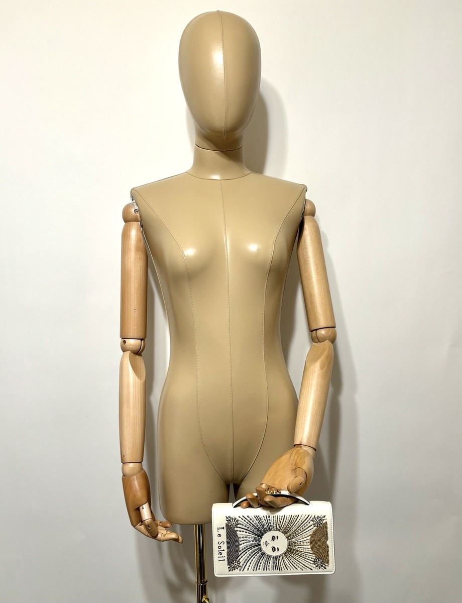 Christian Dior SS2017 Ivory Leather 'Le Soleil' Tarot Clutch Bag