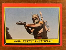 1977 Topps Star Wars Trading Card Bobba Fetts Last Stand