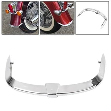 ABS Rear Mudguard Fender Tip Trailing Trim For Harley Softail Deluxe FLSTN 05-17