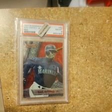 1994 Bowman's Best KEN GRIFFEY Jr Mariners HOF MVP Red SP #40 NM Mint PSA 8