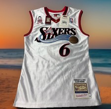 MITCHELL & NESS AUTHENTIC PHILADELPHIA 76ERS S $300 ALLEN IVERSON ASG JERSEY