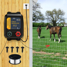 PE5 Electric Fence Charger for Livestock Containing Pets and Animal Control-5 Mi