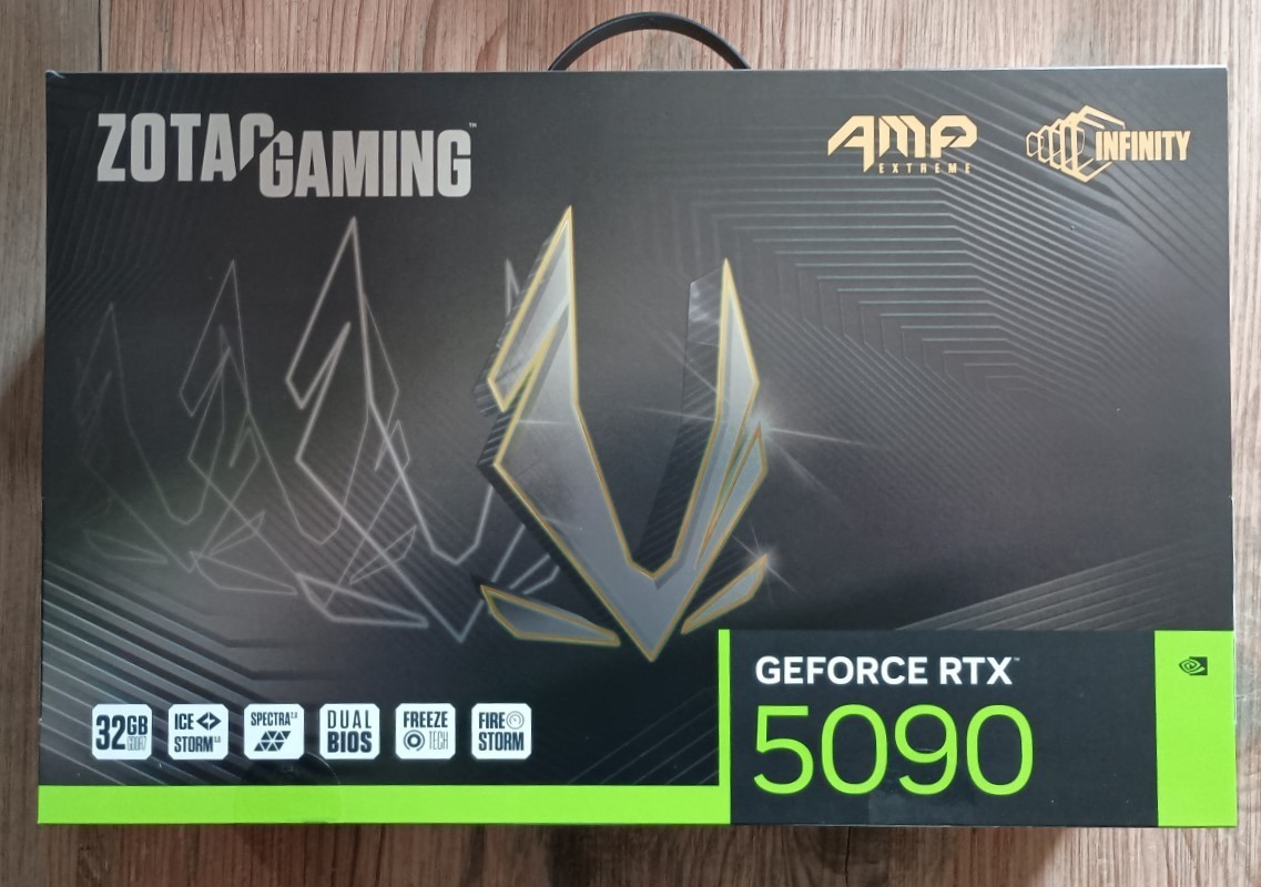 ZOTAC GAMING GeForce RTX 5090 AMP Extreme INFINITY GPU ZT-B50900B