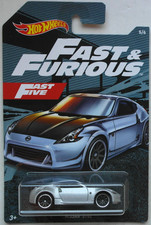 Hot Wheels Nissan 370Z silbermetallic Fast & Furious Fast Five Neu/OVP HW Auto