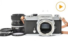 Nikon Nikkormat FT2 35mm SLR 35-70mm f3.3-4.5 Lens  N MINT w/ Strap  JAPAN