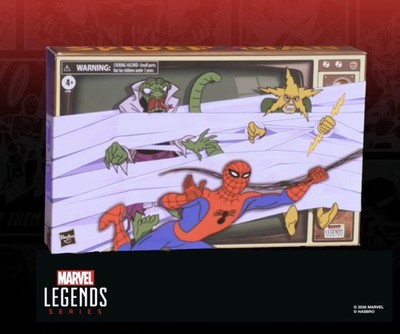 SDCC 2026 HASBRO MARVEL LEGENDS SPIDER-MAN ''Meme-tastic'' 3-PACK ACTION PRESALE
