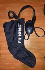 Fit King FT-068A Electric Air Compression Therapy Leg Massager Black