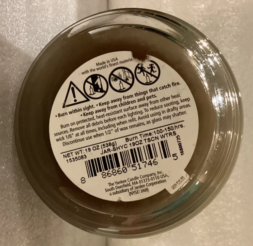 Yankee Candle Simply Home большая банка для тосканских вод 19 унций - Изображение 2 из 2