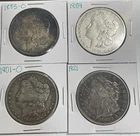 1883-O 1884 1901-O 1921 Morgan Dollar Lot of 4