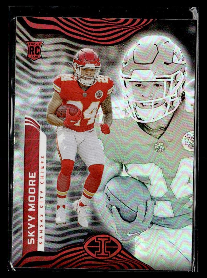 2022 Panini Illusions #45 Skyy Moore Rookie Card Kansas City Chiefs