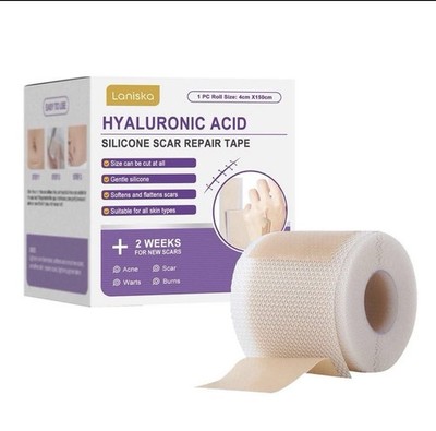Hyaluronic Acid Silicone Scar Repair Tape for Acne Scar Warts Burns