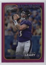 2024 Topps Chrome Rookies Magenta Refractor 232/399 Devin Leary #248 8mm