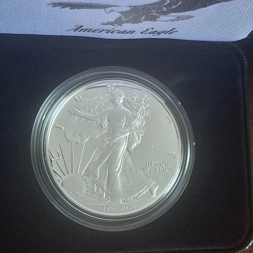 1776-2026 W Proof American Silver Eagle 1 oz Silver $1 ASE - 250th anniversary