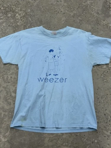 Weezer Dancing Girls Vintage Concert Tshirt Y2K Size M 2000s vintage concert t-shirt, vintage, size M, single stitch, B+ condition