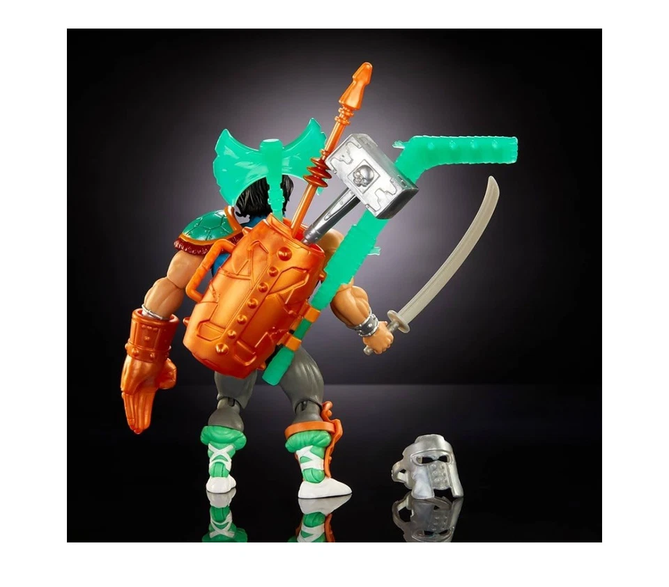 Figura de acción MOTU Origins Turtles of Grayskull Casey Jones escala 5,5 pulgadas Foto 4 de 4