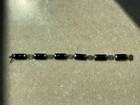 vintage 925 sterling silver black onyx bracelet. 7.50” — photo 10