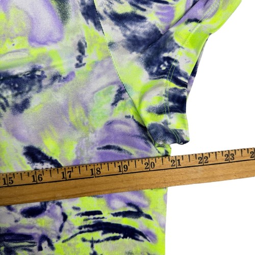 Jamie Sadock Golf Top Womens Large Tie Dye Short Sleeve Polo - Picture 3 of 6
