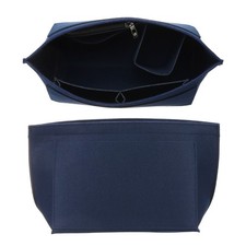 Felt Bag Organizer, Purse Organizer Insert for Tote Bag Handbag L  Blue