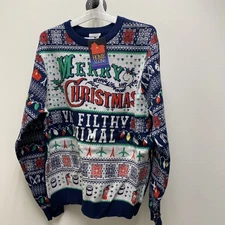 Home Alone Christmas Sweater Size Extra Large Merry Christmas Ya Filthy Animal