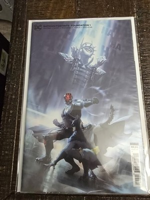Batman/Fortnite: Foundation #1 (2021)   Polybagged   Alex Garner Variant   DC