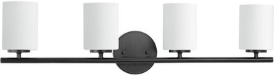 Progress Lighting Replay Collection 31-1/4 in. 4-Light Textured Black Etched