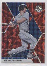 2021 Panini Mosaic Reactive Red Mosaic Prizm Kyle Tucker #84 2g6