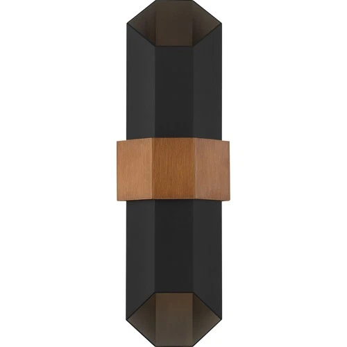 Quoizel CHS8407 Chasm 21" Tall LED Outdoor Wall Sconce - Black - Picture 9 of 10