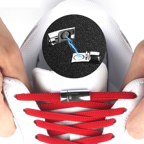No Tie Elastische Schnürsenkel Erwachsene Kinder Sneaker Lace Lazy Easy Schnürsenkel 16 Farben - Bild 3 von 22