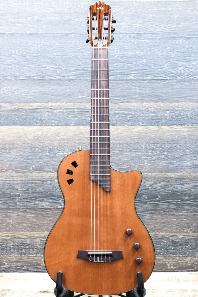 Cordoba Stage Traditional CD Chambered Solid Body Electro-Classical Guitar w/Bag - Image 2 of 4