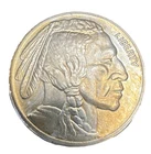 1 oz .9999 Fine Silver Round - Buffalo Design Beautiful Toned See Photos