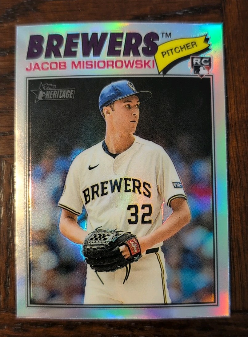 2026 Topps Heritage - Jacob Misiorowski #144 Chrome Refractor (RC)