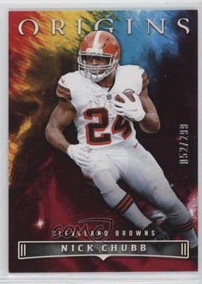 2022 Panini Origins Red 52/299 Nick Chubb #22 10qe