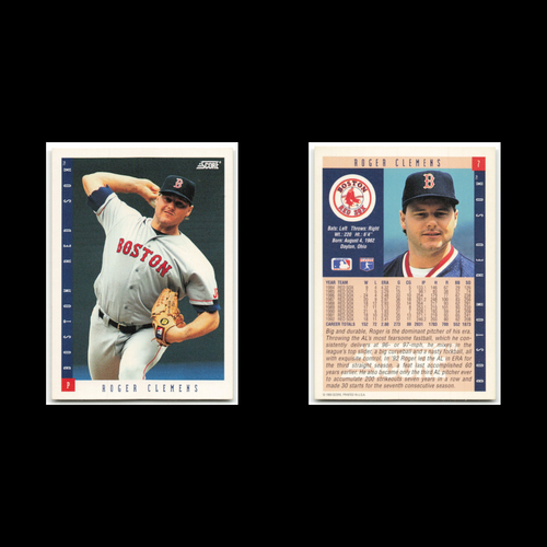 Roger Clemens Lot 9 Baseball Cards 1988 Donruss Baseballs Best Boston Red Sox NM - Picture 7 of 11