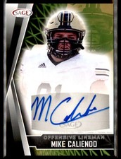 2022 SAGE #A-MC2 Mike Caliendo Autographs Black Auto