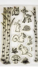 2009 STM SSC1055 Nature Wildlife Animals Clear Stamp Set