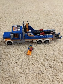 Lego 60056 City Tow Truck Complete Set With Minifigure (only Instruction Book 2)