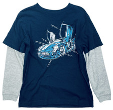 New With Tags Gap Kids Boys Graphic Logo Long Sleeve Tee Shirt sz 8
