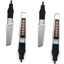 Mini Led Turn Signal Lights  Sequential Sliver-4pcs