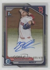 2024 Bowman Draft Chrome Prospect Refractor /499 Brandon Neely #CPA-BN Auto 3q5