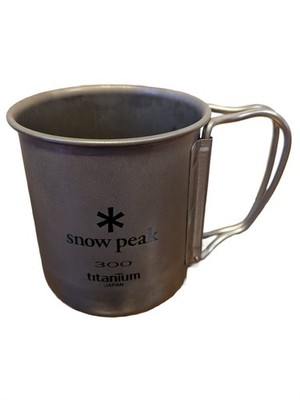 Snow Peak Titanium Mug 300ml Lightweight Camping Cup with Handle JDM