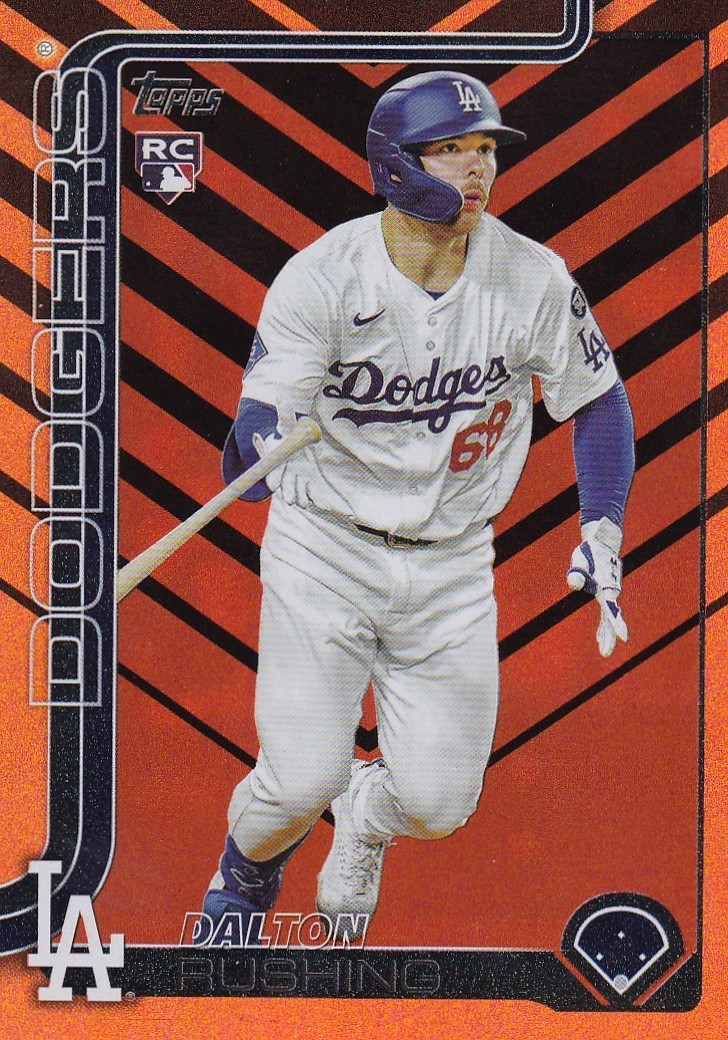 DALTON RUSHING TOPPS UPDATE ROOKIE HOLIDAY FOIL RC DODGERS #US-38 2025 25