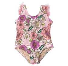 Shade Critters Retro Blossom Fringe Back Swimsuit
