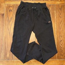 Champion Mens Large Sweatpants Black Drawstring Athleisure Pockets M1064