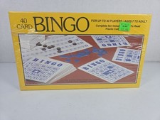 Vintage Whitman 40 Card Bingo Set 1981 Made in USA New Sealed Box