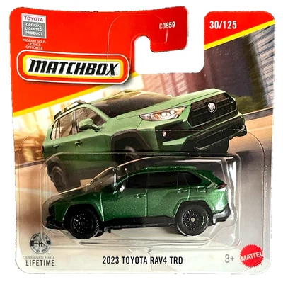 Matchbox 2023 Toyota RAV4 TRD 30/125 2026 1:64 Modellauto Kinder Spielzeug SUV