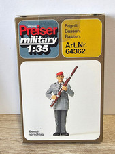 Preiser 1:35, 64362 Fagott Musiker Heeresmusikkorps Bundeswehr Neu & OVP