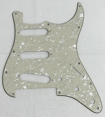 Ivory White Pearl For Fender Player Stratocaster Floyd Rose SSS Guitar Pickguard